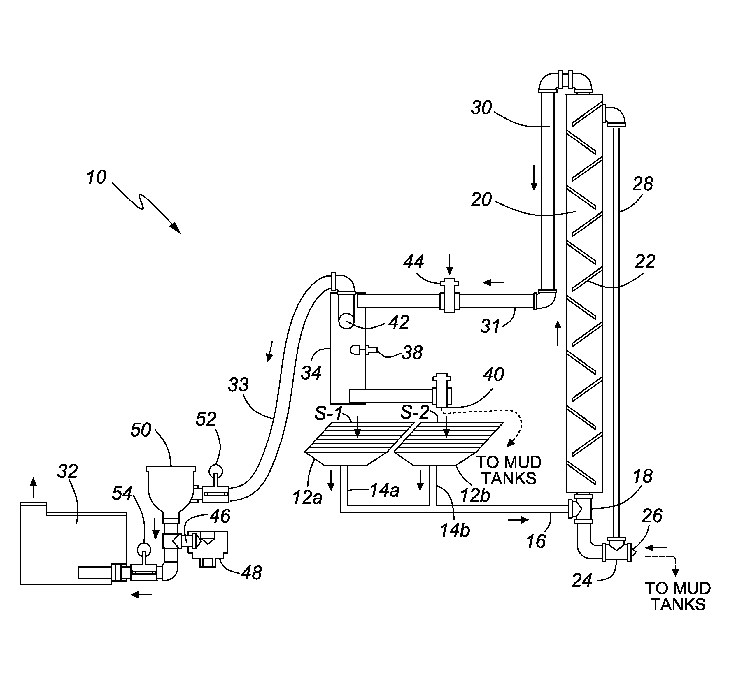 Gravity Induced Separation Of Gases And Fluids In A Vacuum-Based Drilling Fluid Recovery System