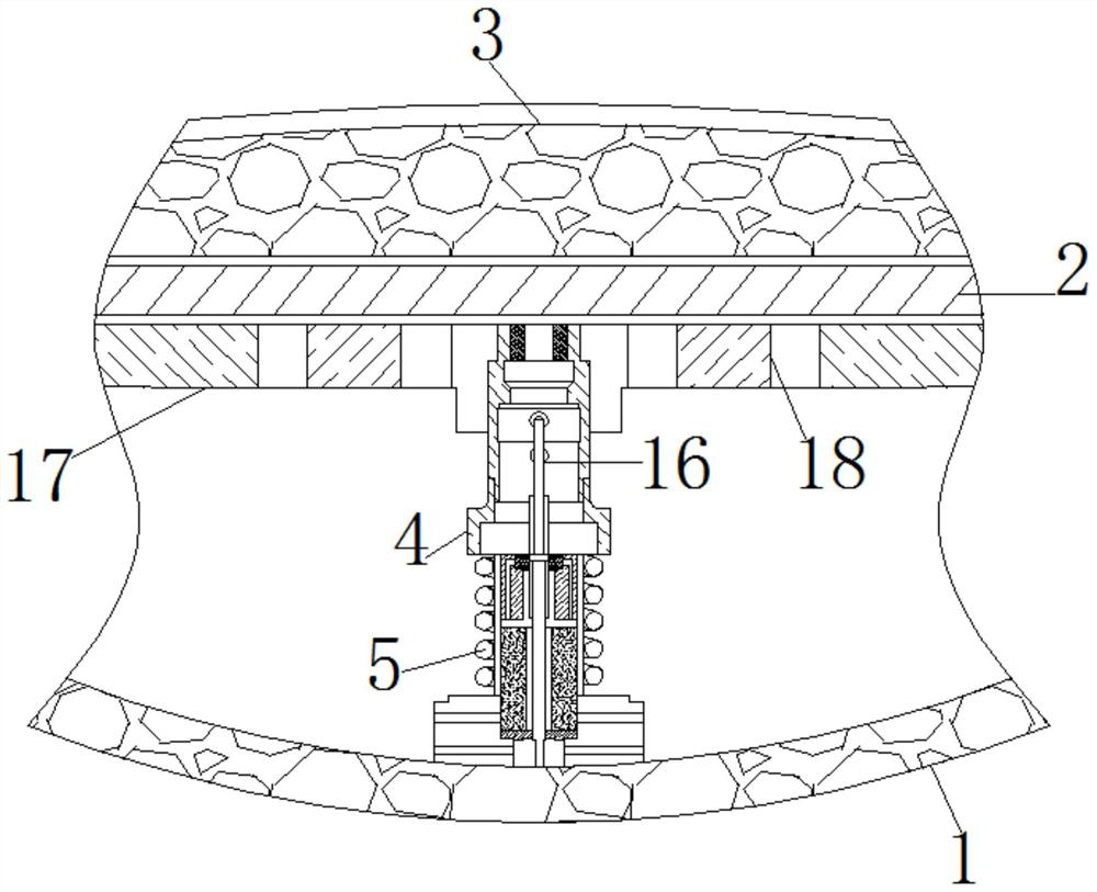 A self-adaptive clamping detection computer keyboard device