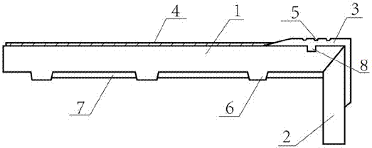 Anti-slip stair plate