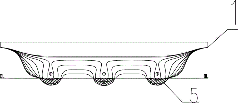 Large-scale cargo truck ro-ro passenger ship in inland waters