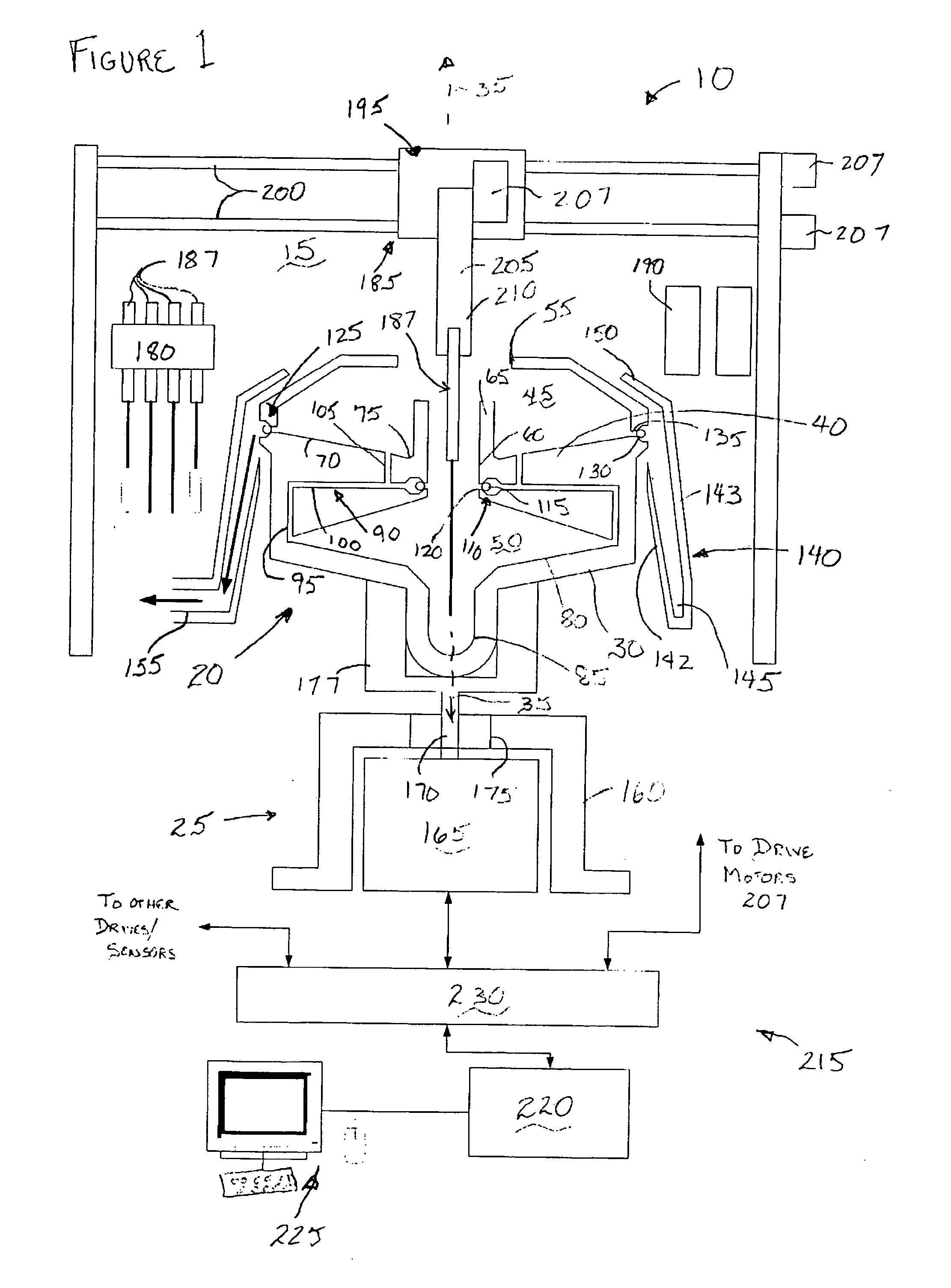 Sample preparation system for a laboratory apparatus