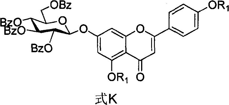 Intermediate of flavonoid compound and preparation method and application thereof