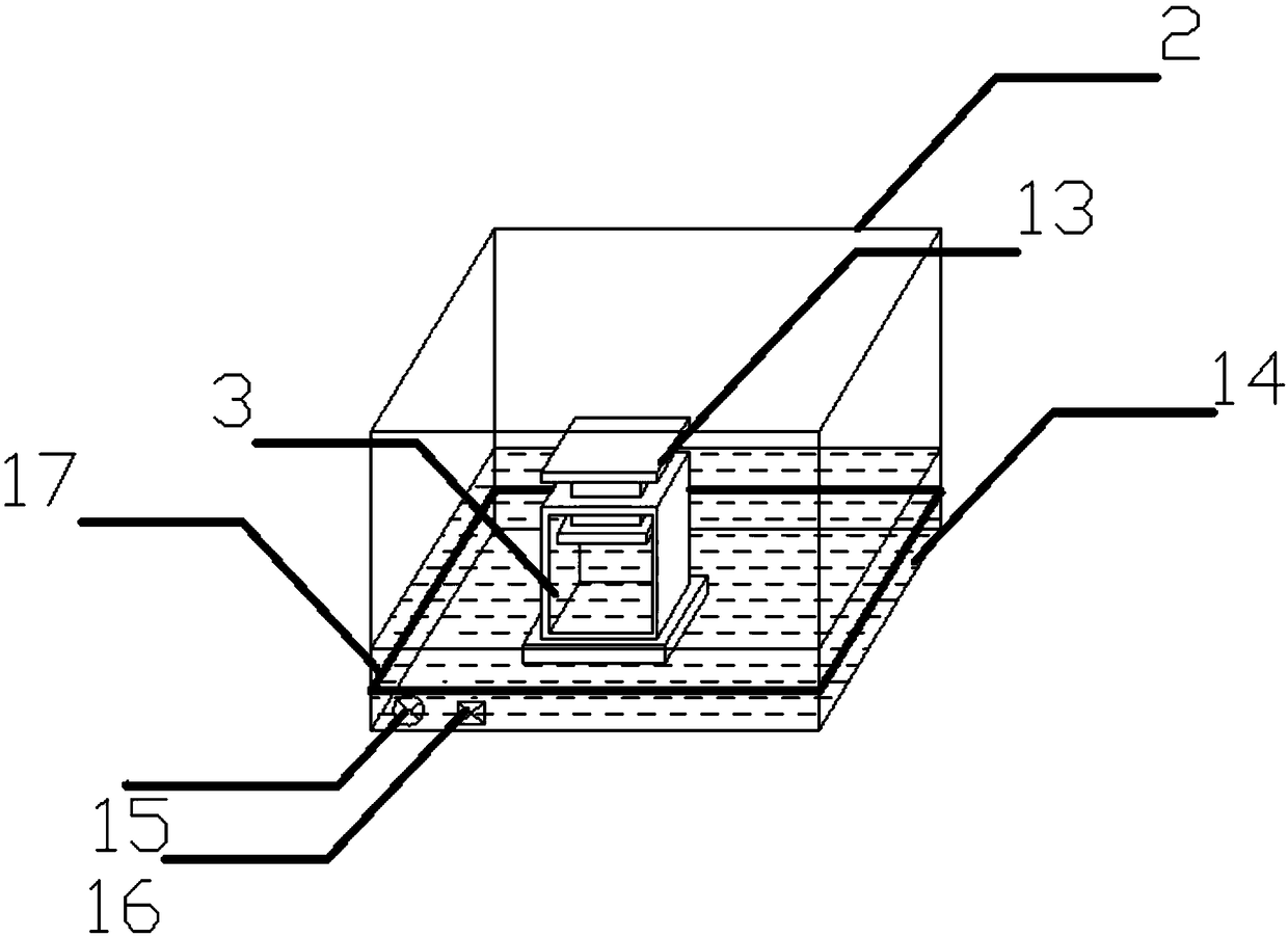 Test block temperature-controllable press