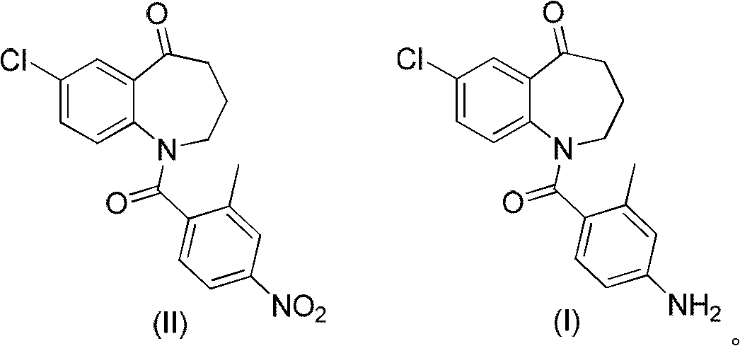 Tolvaptan intermediate and preparation method thereof