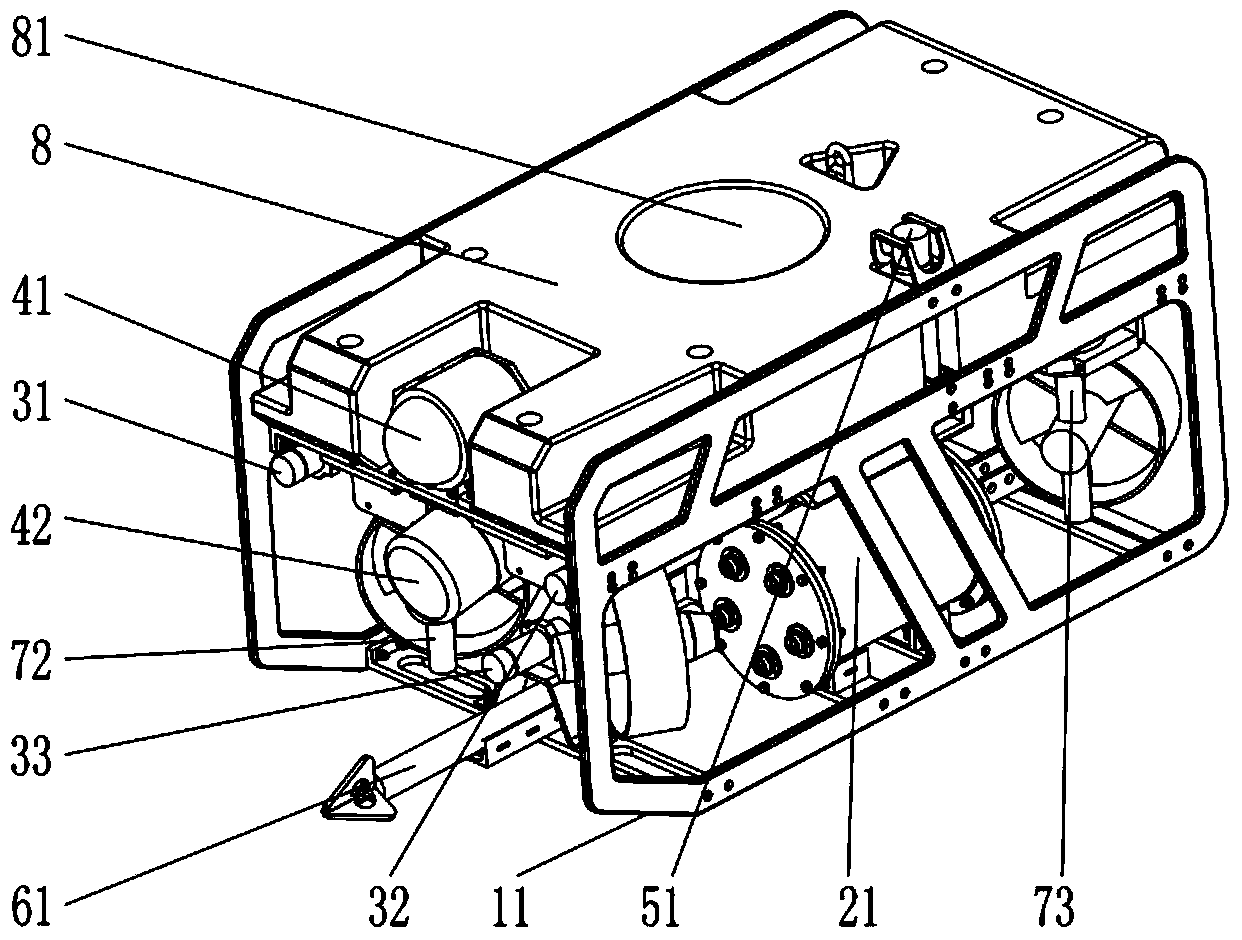 Underwater rescue robot