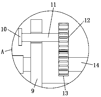 A kind of polishing equipment for the outer wall of the packer rubber cylinder