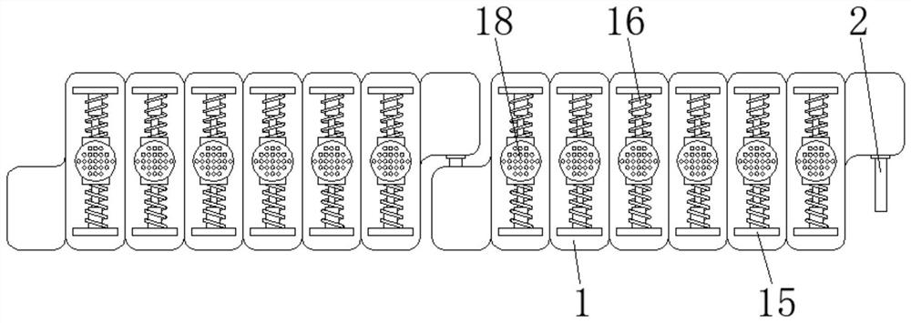 A protective connection pier for isolation and protection of motor vehicles and non-motor vehicles on the inner side of a bridge