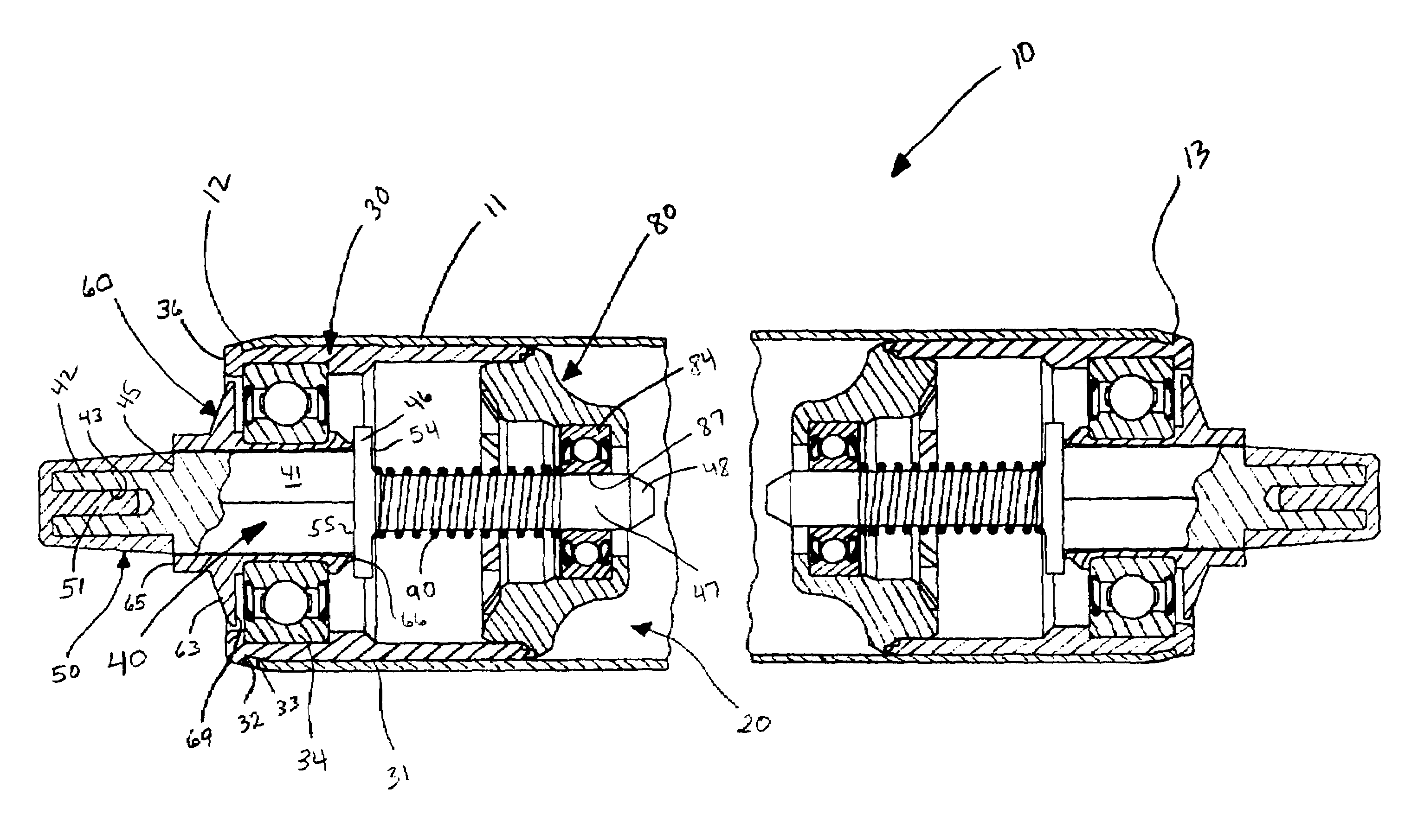 Conveyor roller assembly, conveyor roller insert and axle for conveyor roller