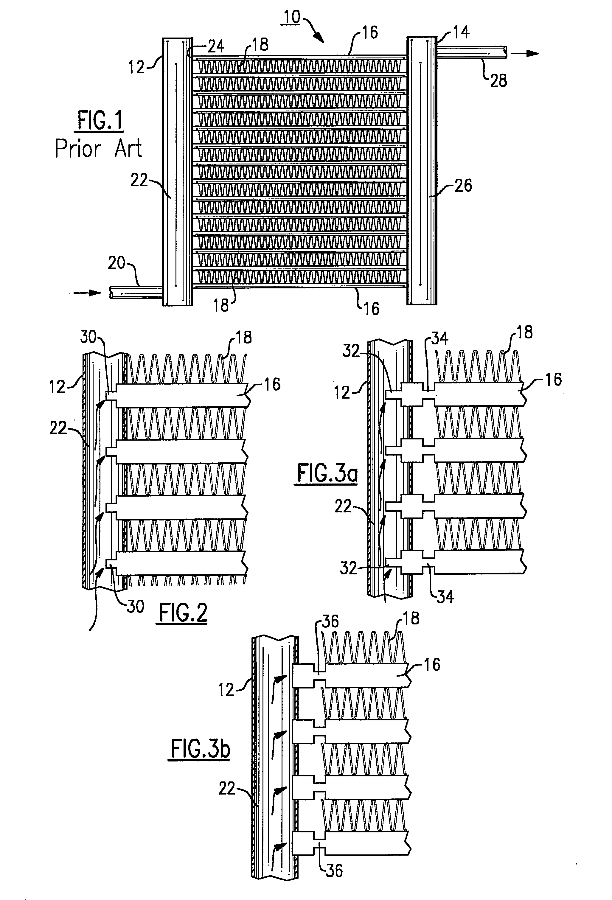 Parallel Flow Heat Exchanger With Crimped Channel Entrance