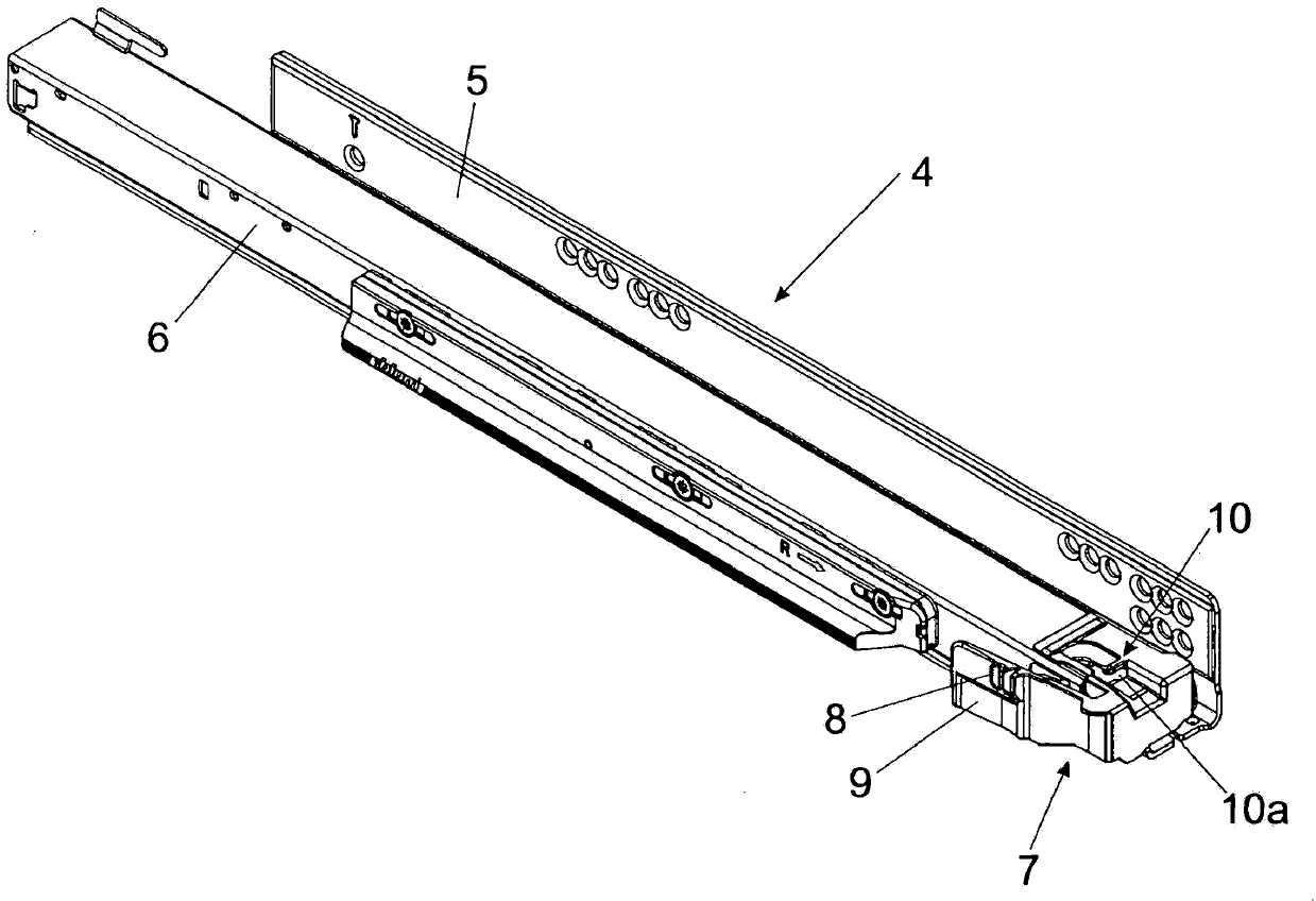 Drawer pull-out guide