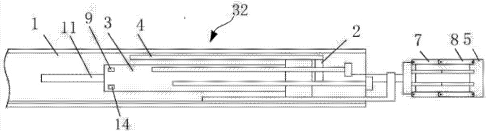 Under-hole in-situ three-dimensional static load-vertical side friction force testing device for rock and earth mass