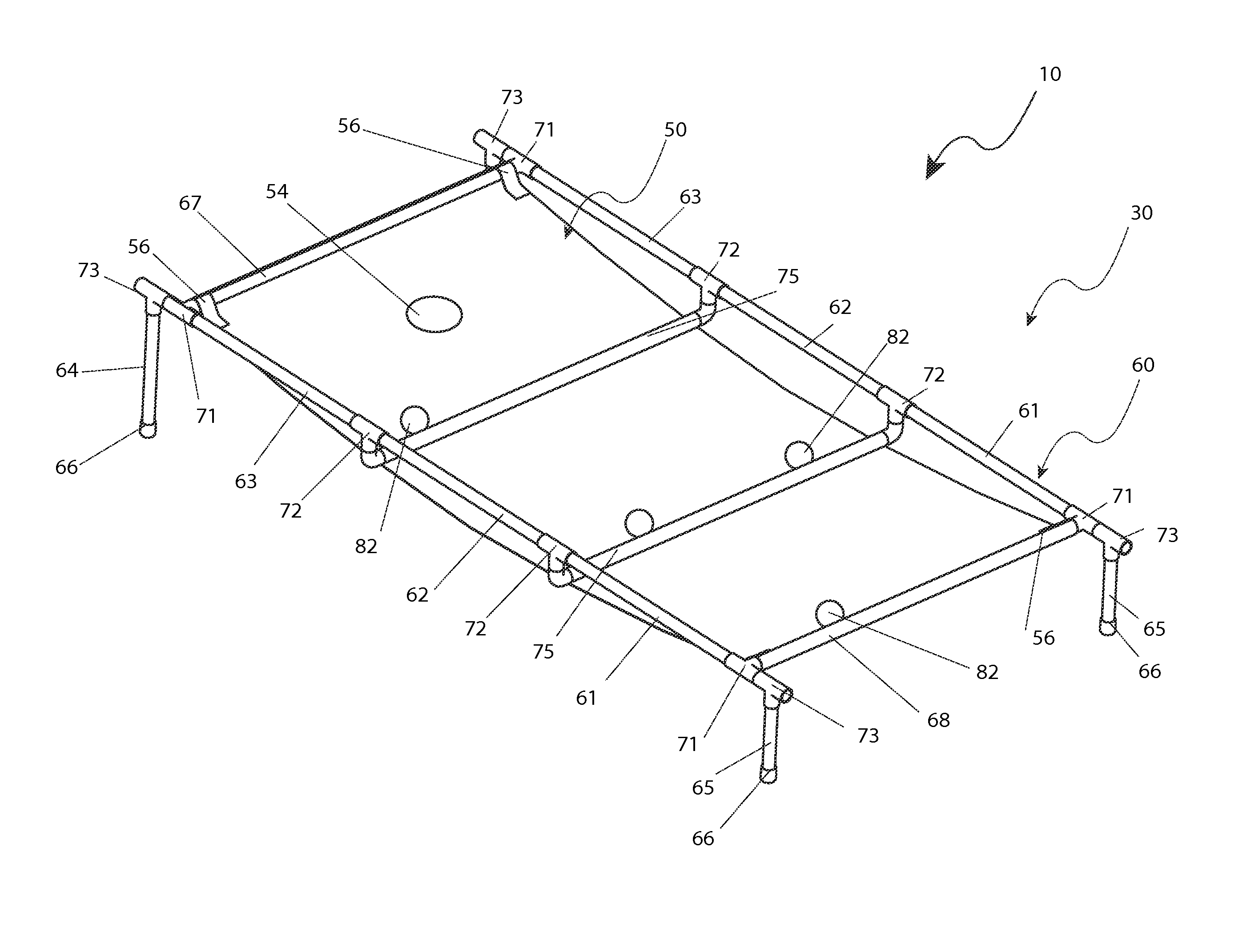 Portable golf game practice device