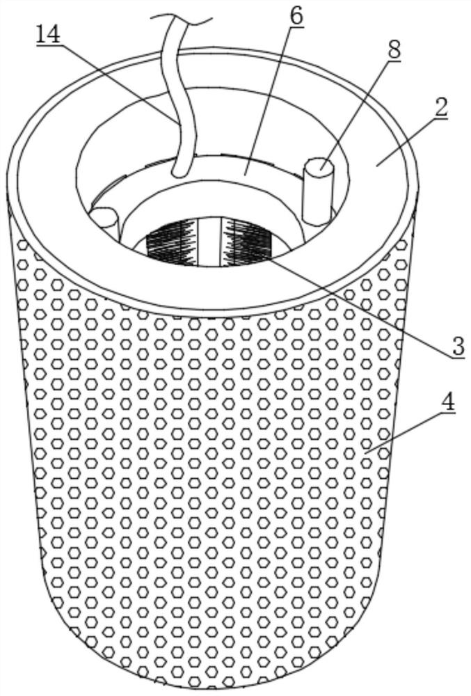 A multi-effect synchronous continuous treatment equipment for textile waste gas flocculent fiber