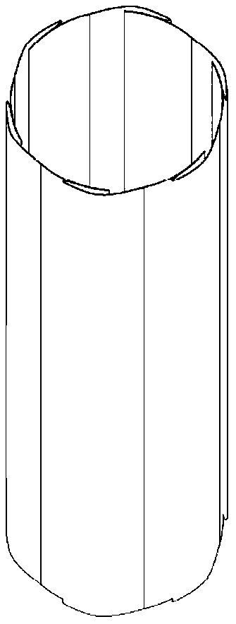 Foldable mixed hemostatic structure and hemostatic device