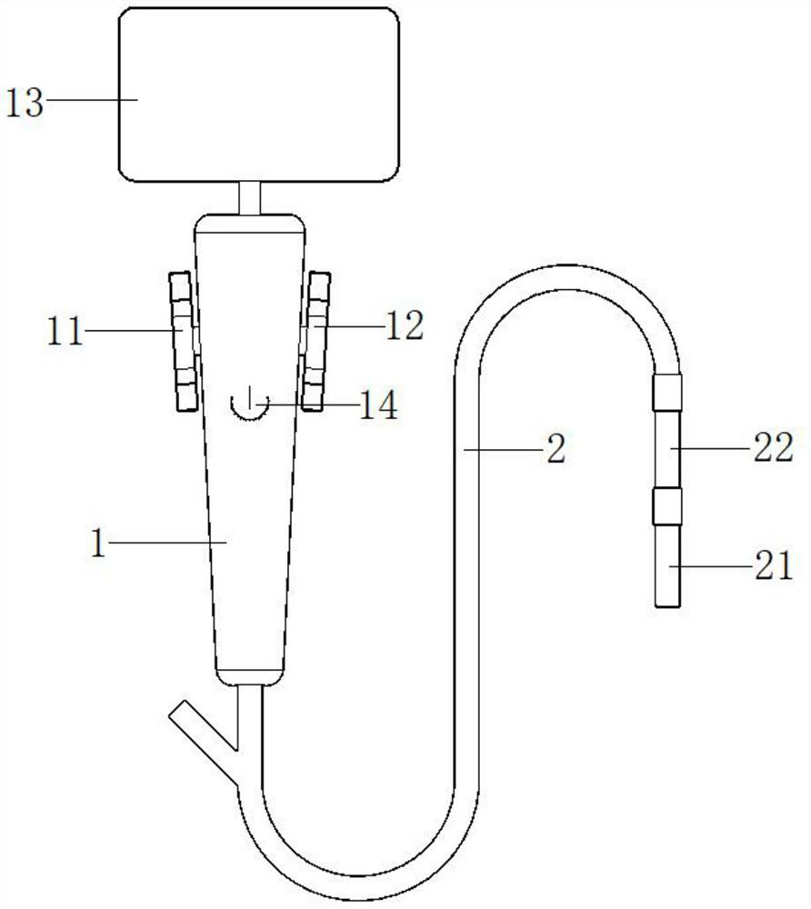 Visual and steering-controllable abscess debridement device