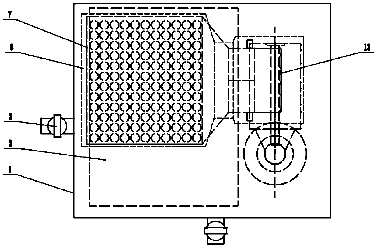 Solid-liquid oil-water separation device for kitchen waste