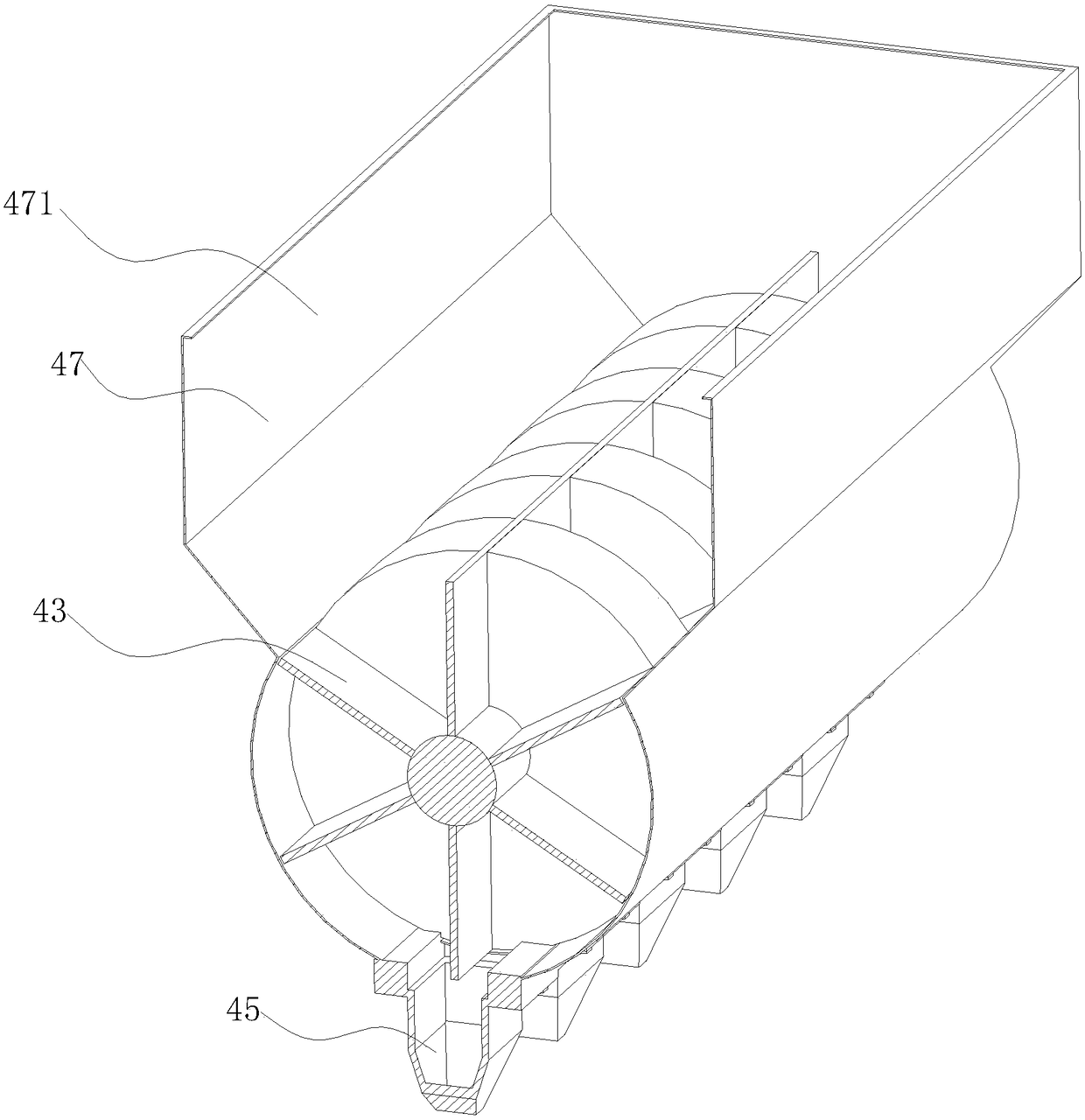 Multistage vibration seed slipping precise seed adding device