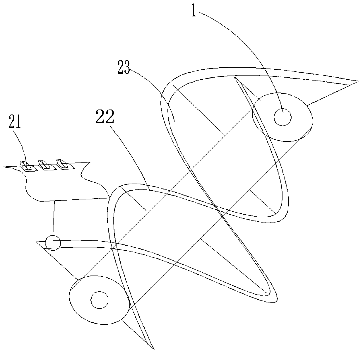 Stirring mechanism, stirring device, mixing and deodorizing system and using method