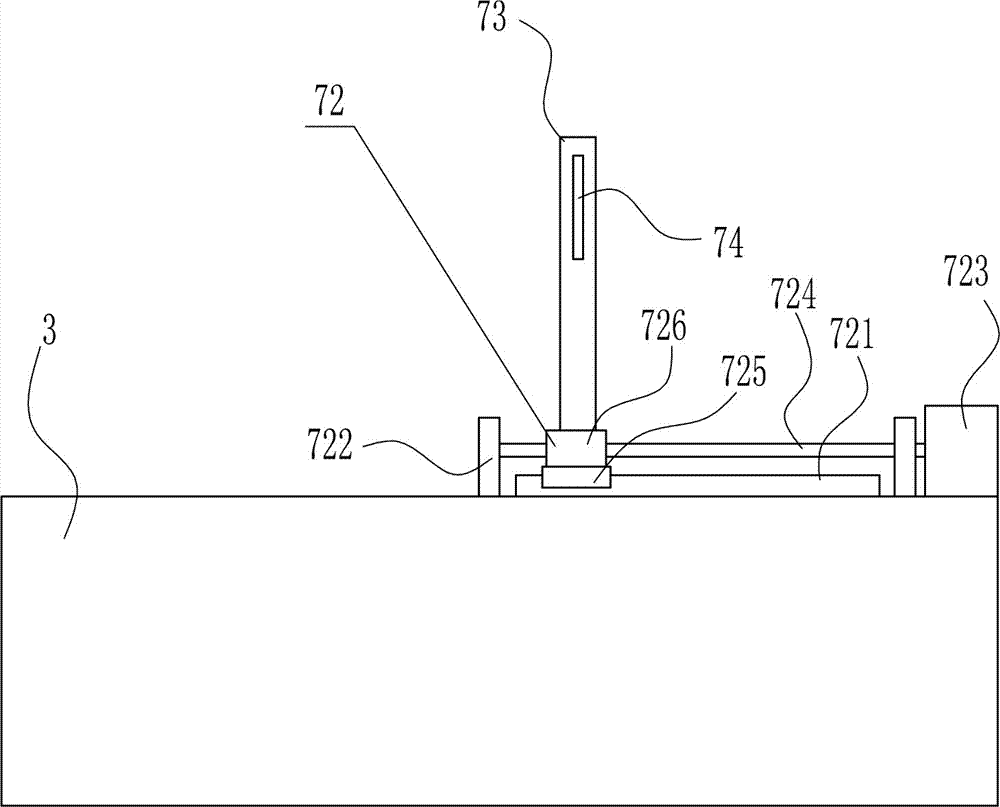 Automobile brake disc thickness detection apparatus