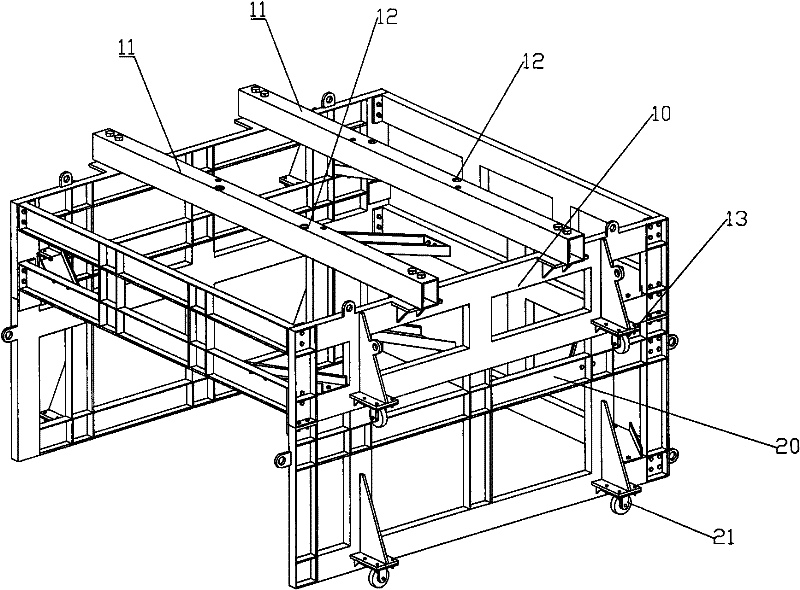 Dismounting and transporting trolley