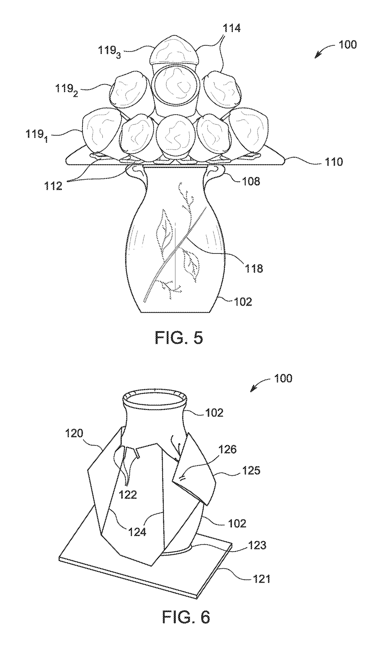 Method and apparatus for assembling and packaging cupcake bouquets for transport