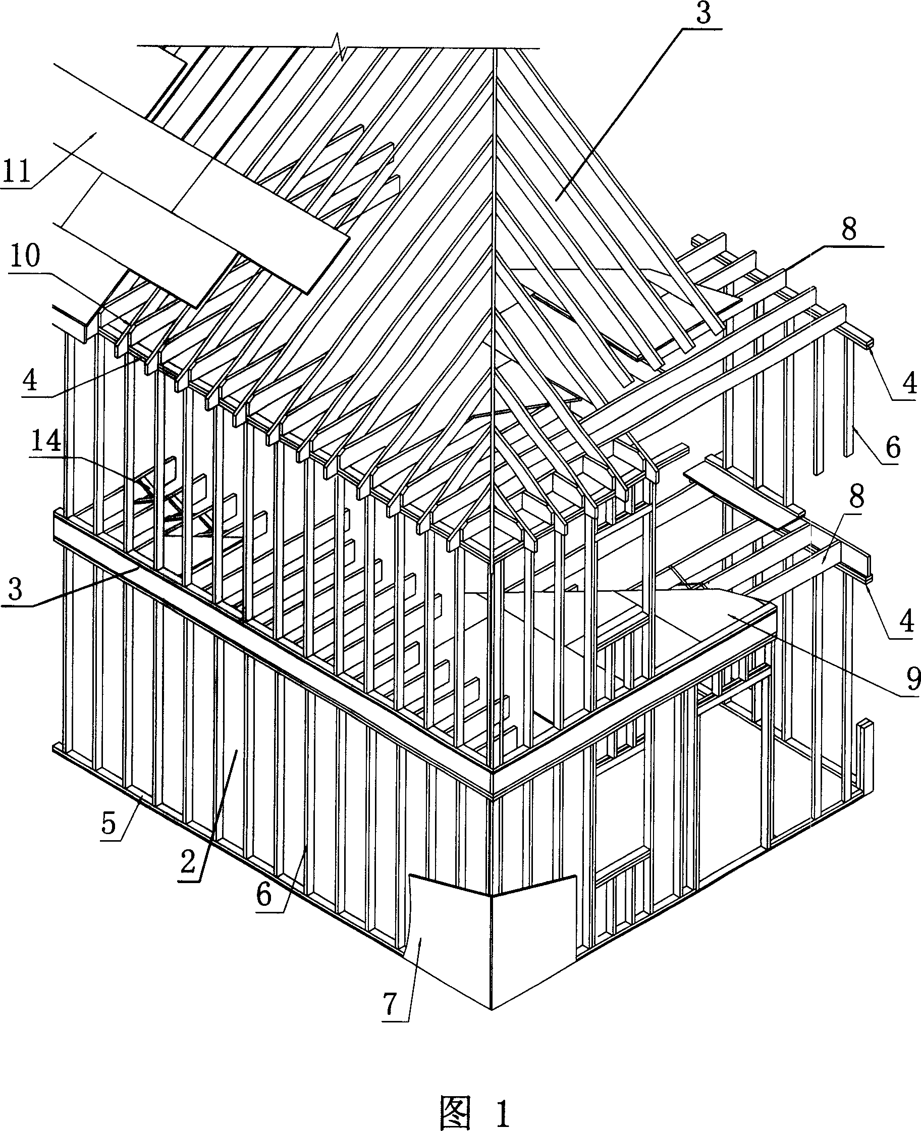 Bamboo residential building