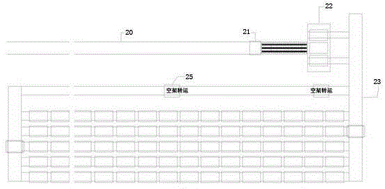 A three-dimensional cavity fiber structure reinforced cement machine-made board flow-hydration production line