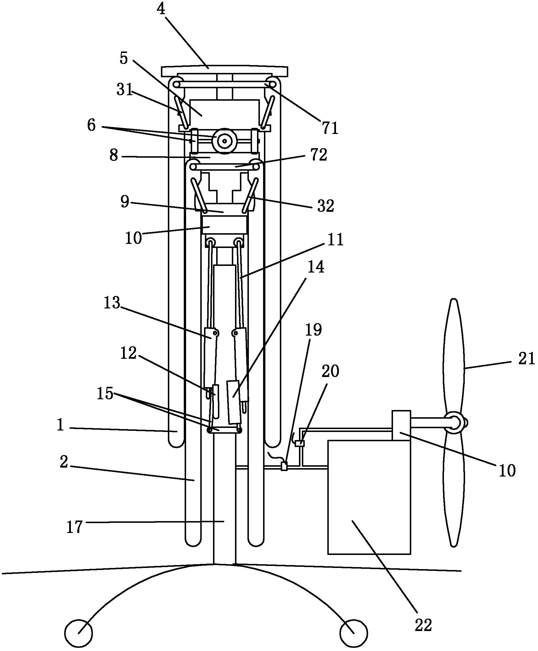 Small individual aircraft with folding rotor wings