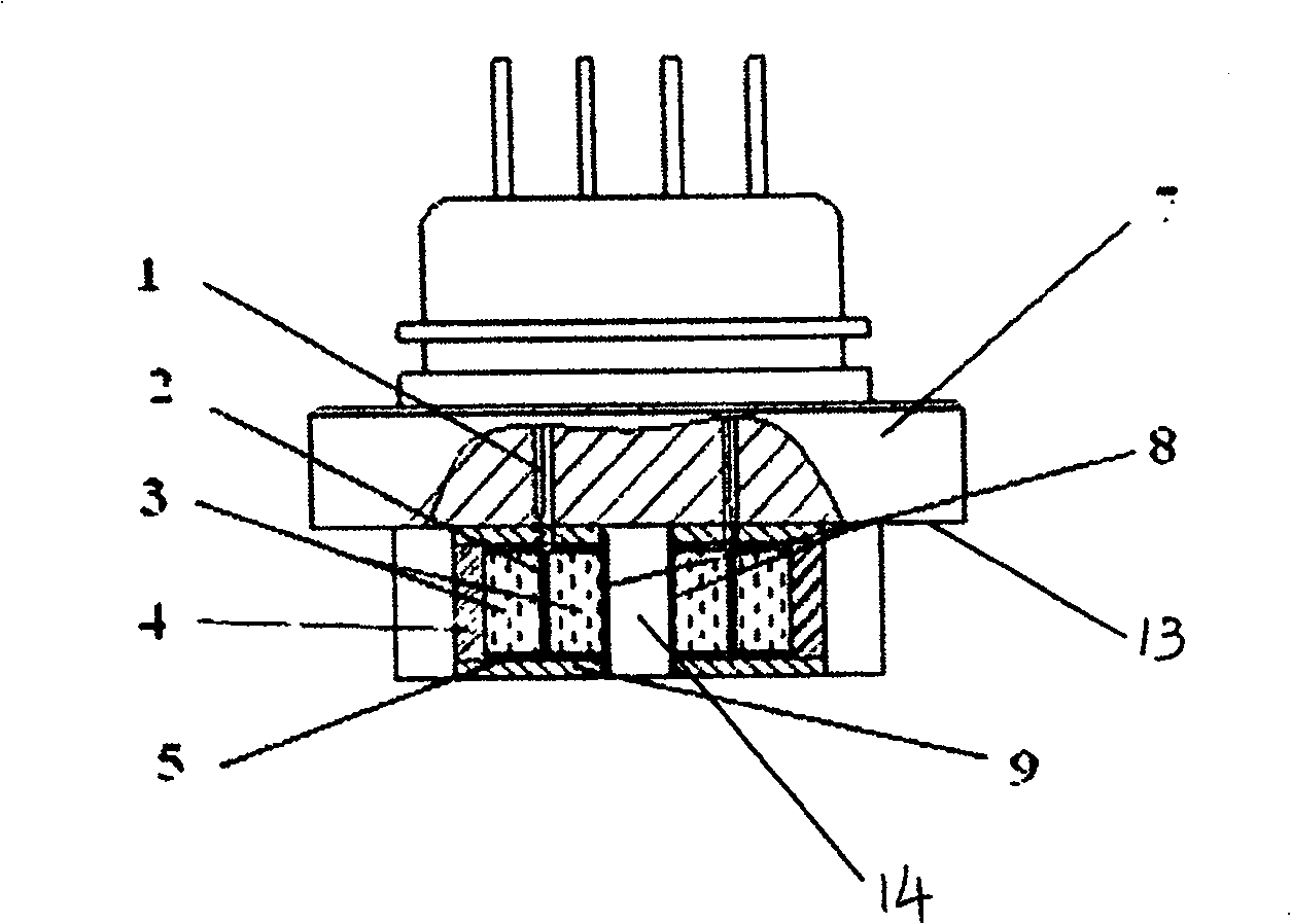 External multi-point inductive flow sensor