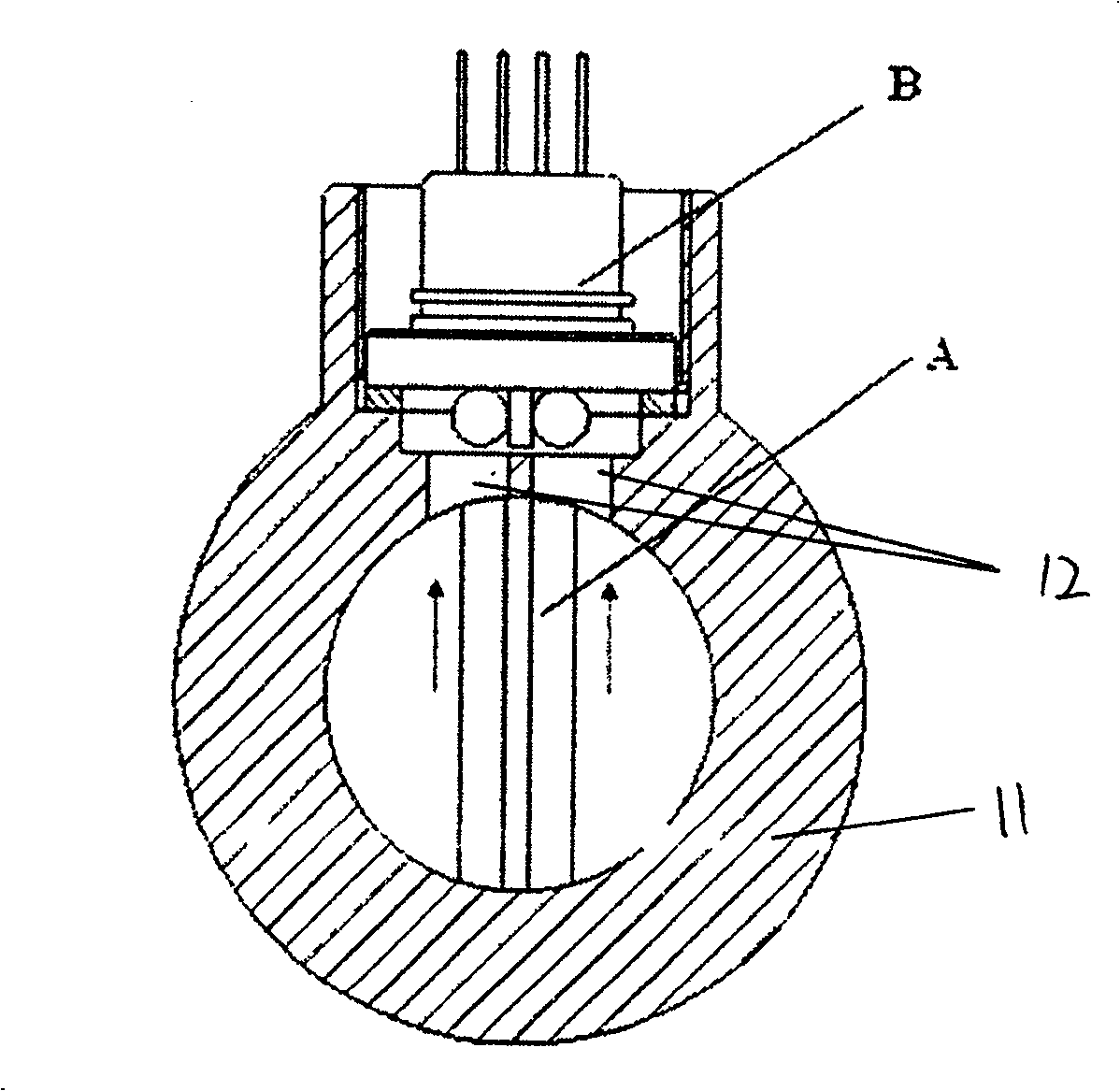 External multi-point inductive flow sensor