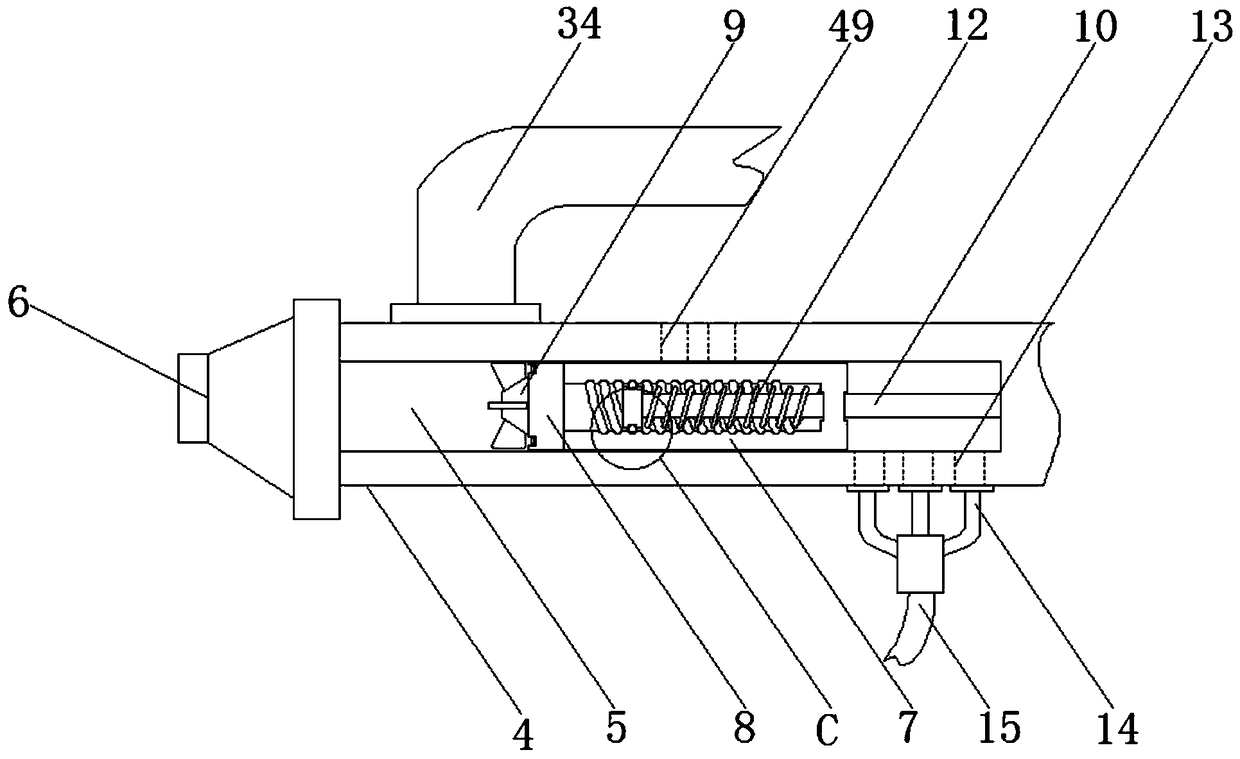 Medical granulator with locking mechanism