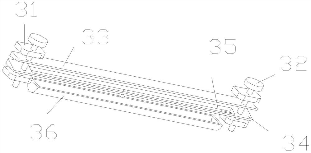 Glass fiber woven roving winding device