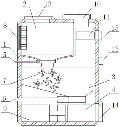 Small-size garbage disposal device