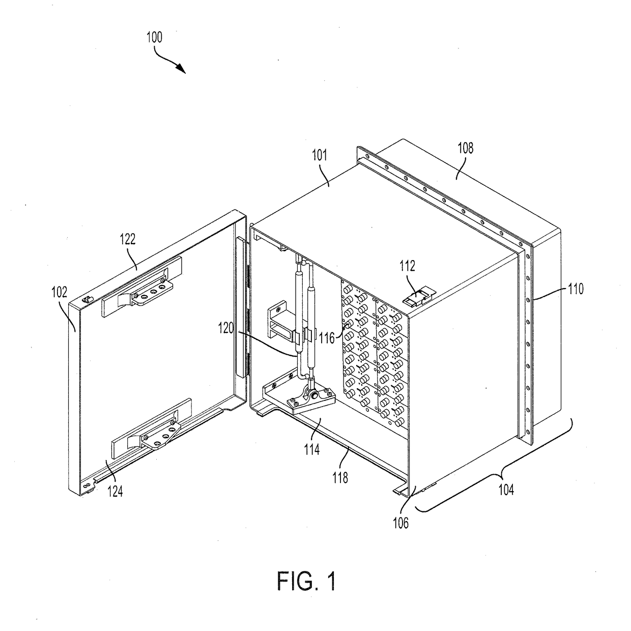 Modular protection cabinet with flexible backplane