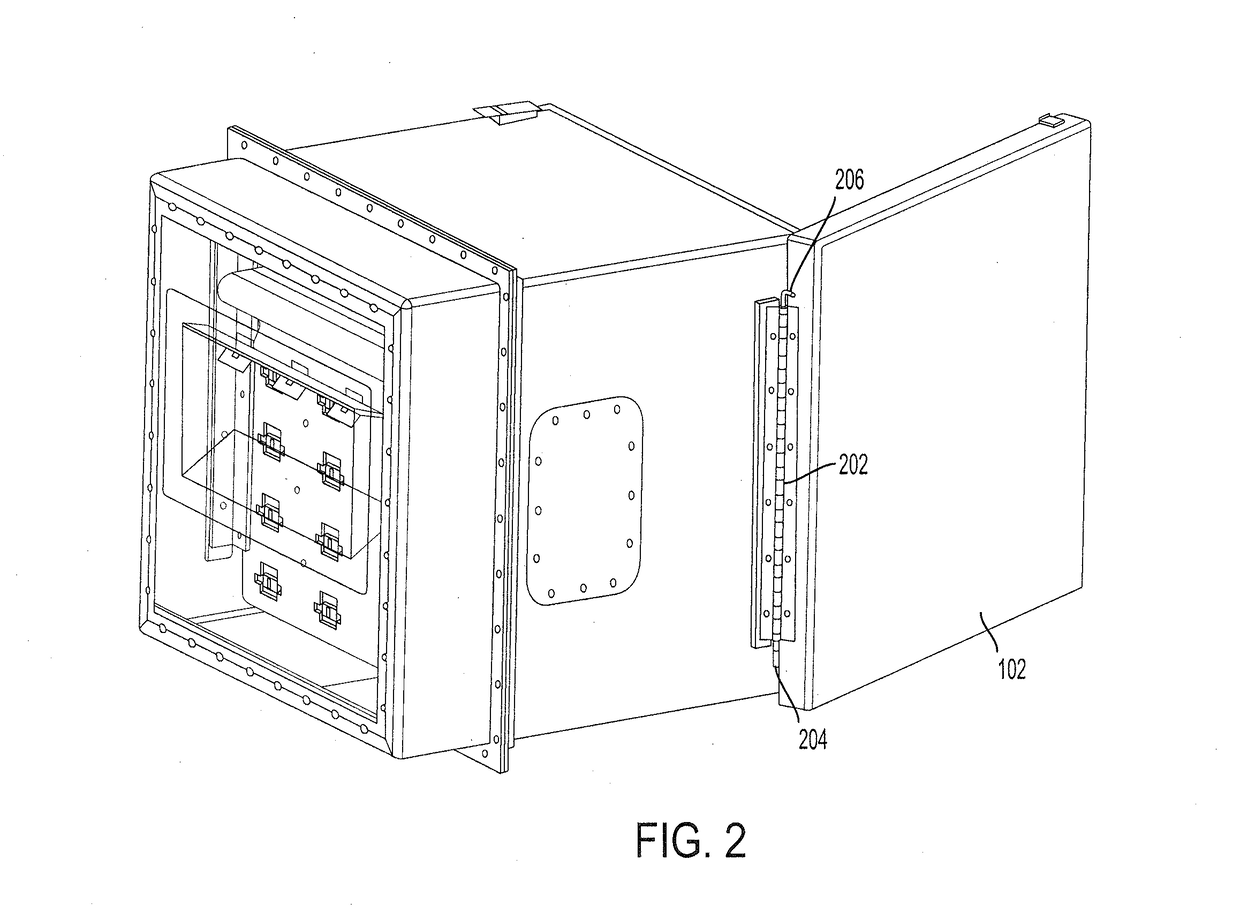 Modular protection cabinet with flexible backplane