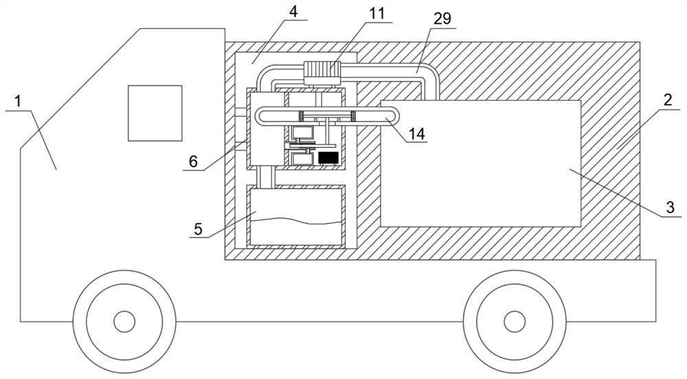 Cold-chain logistics transportation compartment temperature and humidity real-time monitoring equipment