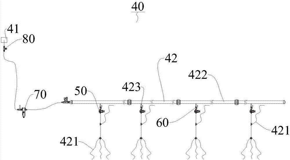 Ceramic sanitary ware production device with rapid water draining system