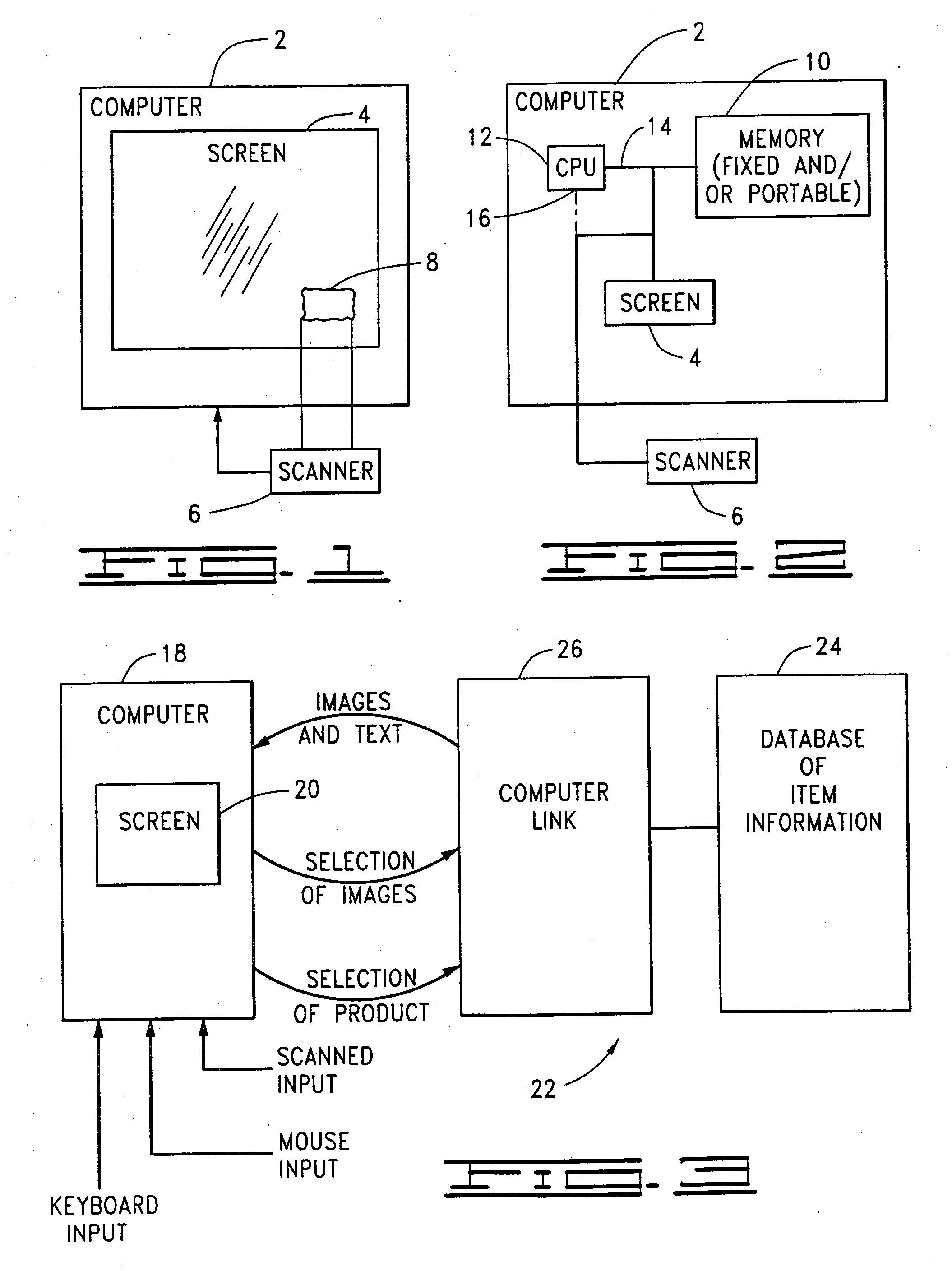 Computer operation control and item selection and vending methods and systems