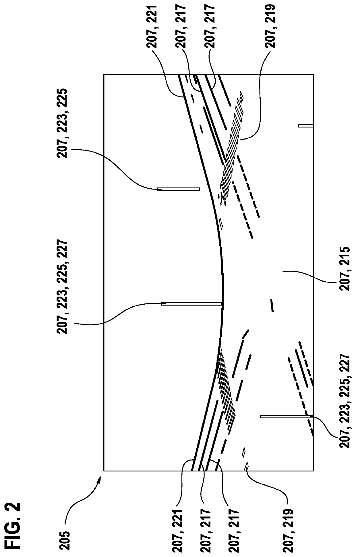 Method for a scene interpretation of an environment of a vehicle