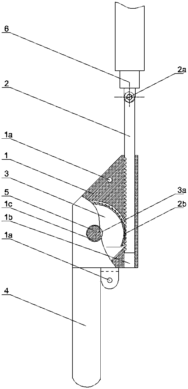 Rotary control arm device