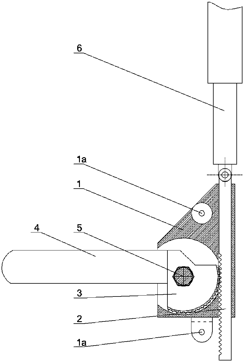 Rotary control arm device