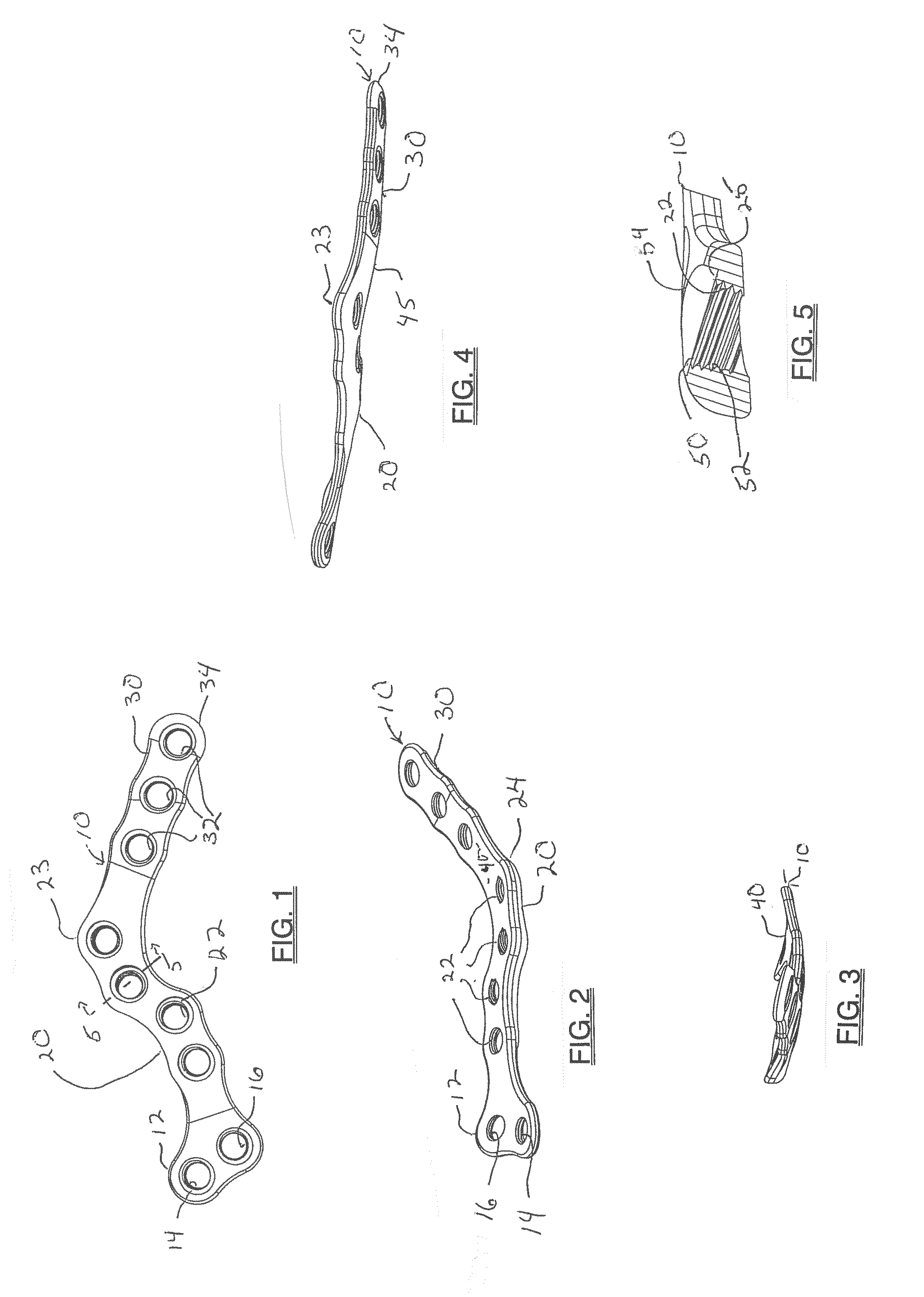 Contoured calcaneal plate and a percutaneous drill guide for use therewith