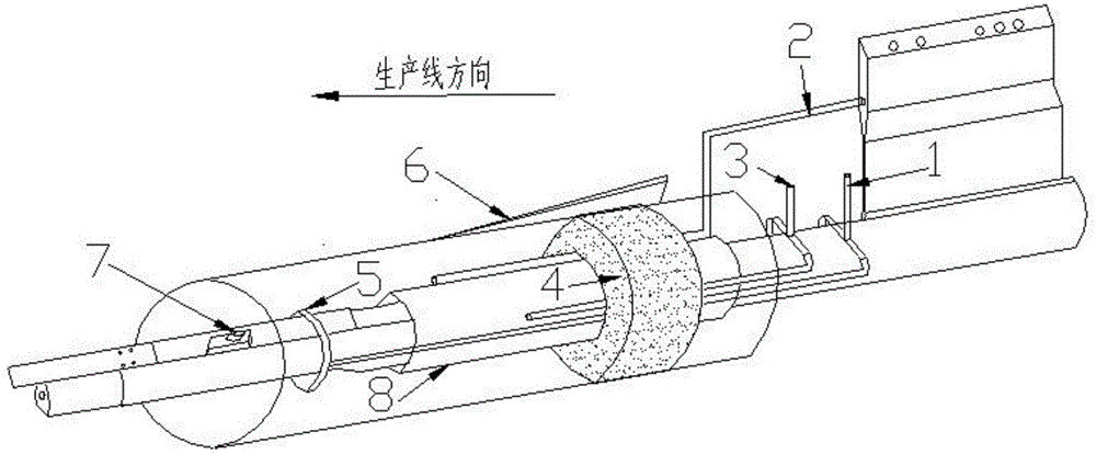 Production method of anticorrosion wear-resistant stainless steel HFW welding pipe with outer diameter of 108-660.4mm