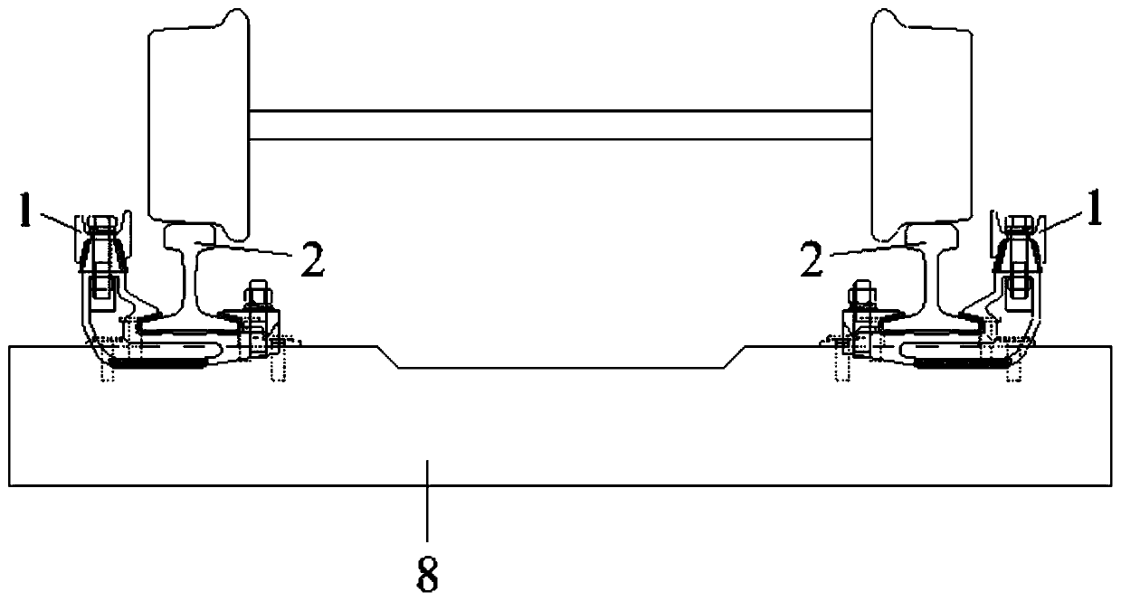 Design method of a railway flexible guard rail device