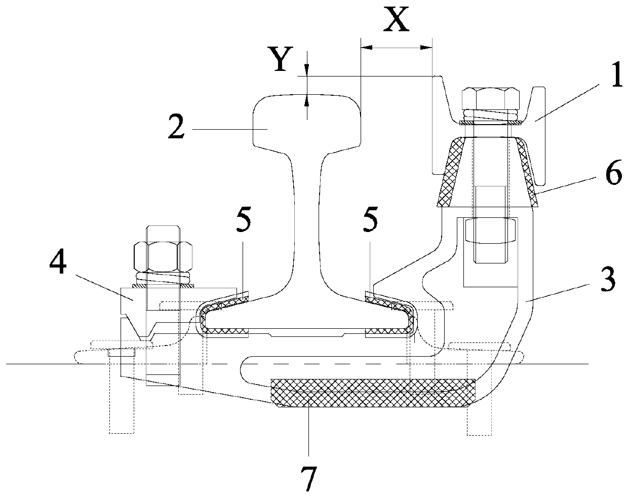 Design method of a railway flexible guard rail device