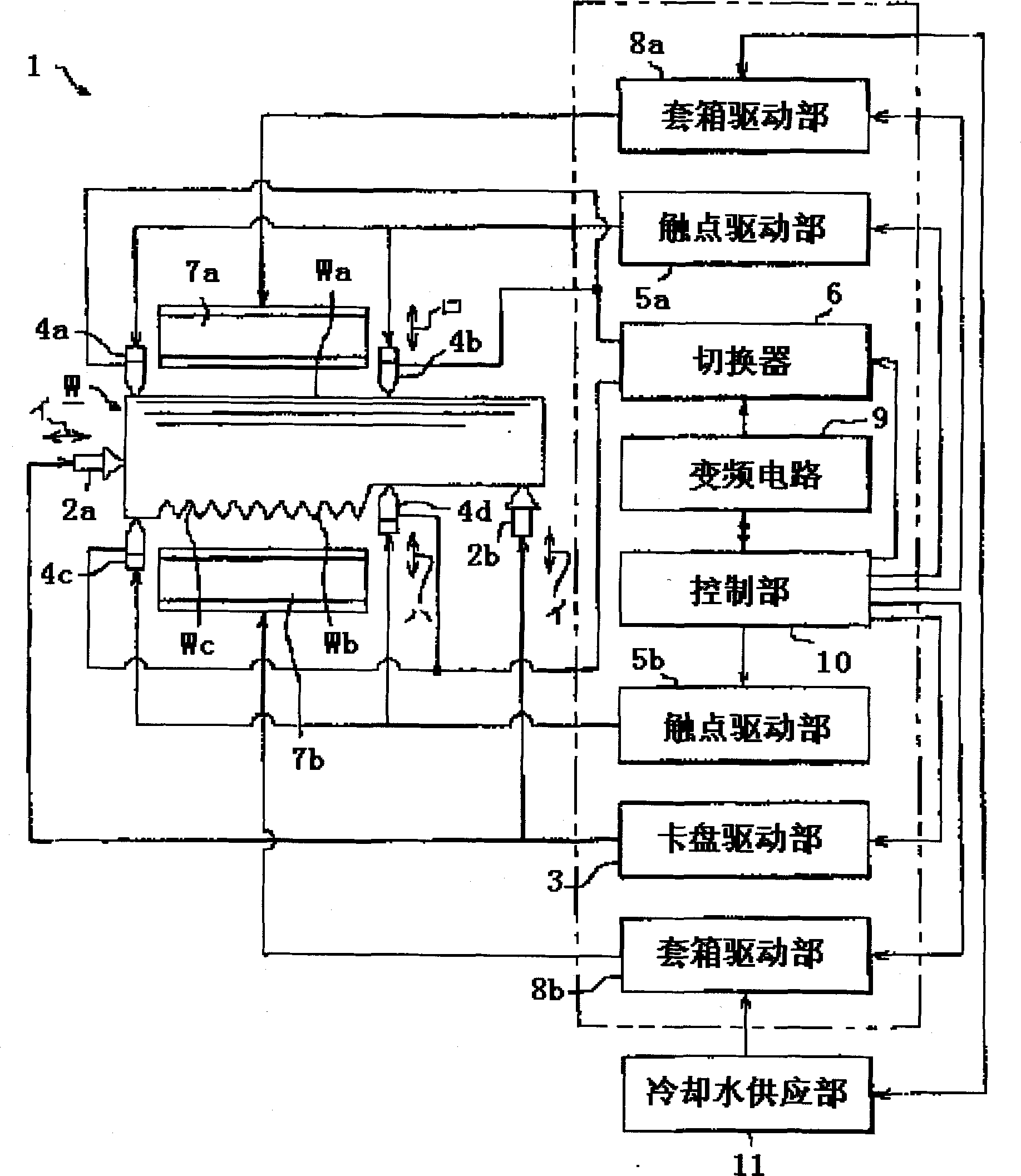 Ohmic heating method and ohmic heating device