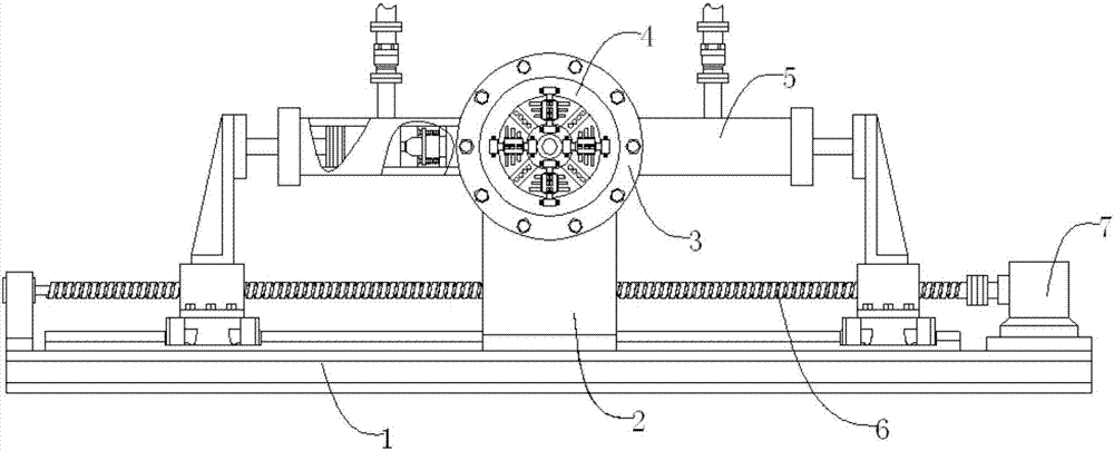 Automatic liquor distributing mechanism for smoke gas purifying medicine liquor