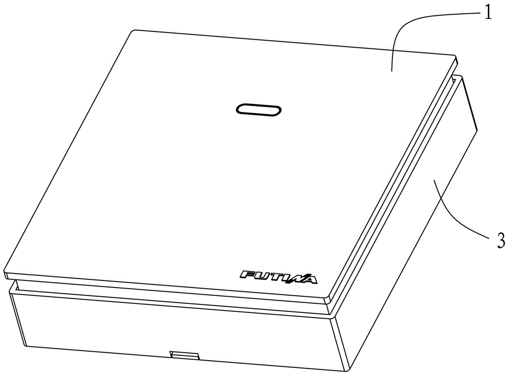 Flat plate switch capable of fully reset