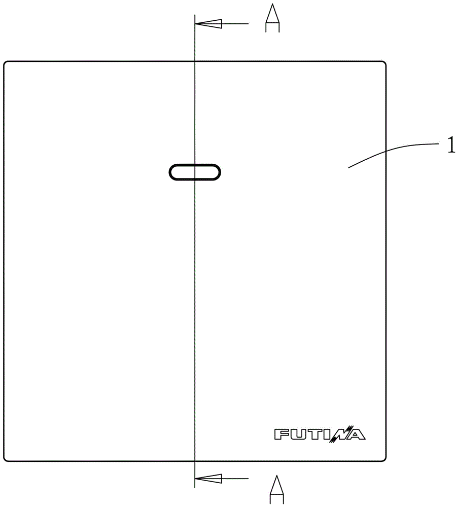 Flat plate switch capable of fully reset