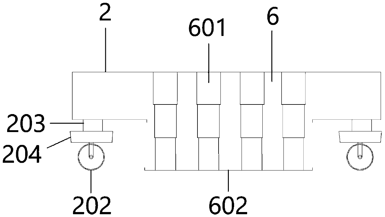 Turbine lifting device used for ship machining